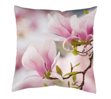 Deko-Kissen MAGNOLIA, 2er Set, Digitaldruck, Farbe rose,...