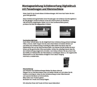 5er-Set Schiebegardinen, 095149-8007, blickdicht, FRANZI, Höhe 245 cm