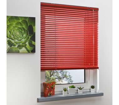 LIEDECO Jalousie aus Aluminium 080 x 160 cm rot