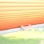 LIEDECO Klemmfix-Plissee Farbverlauf, verspannt,  Farbe orange