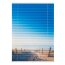 Lichtblick Plissee Ostseestrand Klemmfix, ohne Bohren, blickdicht, Farbe blau