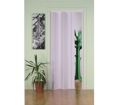 Kunststoff-Falttür Moni Fb. weiß B 83 x H 202 cm ohne Fenster