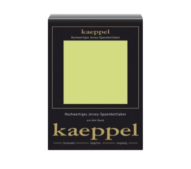 Kaeppel Jersey Spannbettlaken Fb. apfel Gr. 100 x 200 cm