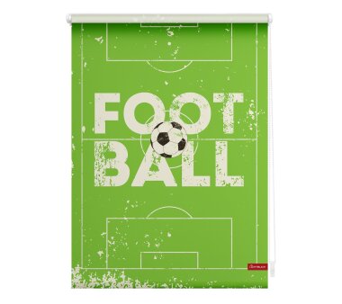 Lichtblick Rollo Klemmfix, Motiv Football, Digitaldruck,...
