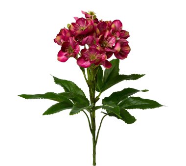 Kunstblume Christrose, Farbe pink, Höhe ca. 60 cm