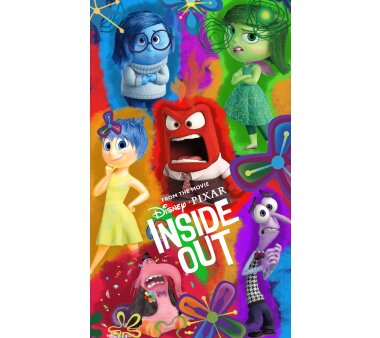 Vlies-Fototapete DISNEY DIGITAL, INSIDE OUT AQUARELL,...