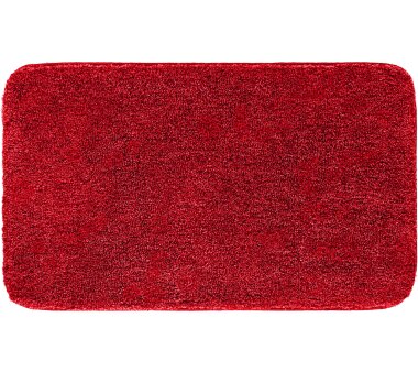 GRUND Badteppich-Serie Melange, unifarben, Farbe rubin