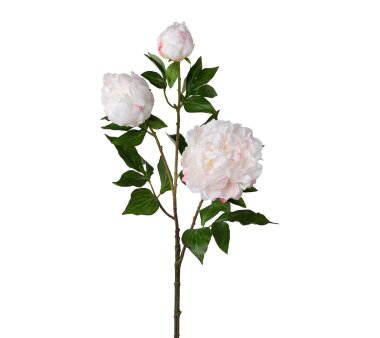 Kunstblume Peonie, 3 Blüten, Farbe rosa, Höhe...