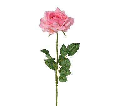 Kunstblume Rosenzweig rosa, 3er, 73 cm | Wohnfuehlidee