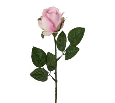 Kunstblume Rosenzweig | 73 rosa, Wohnfuehlidee cm 3er