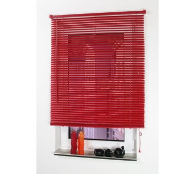 LIEDECO Jalousie aus PVC  100 x 220 cm  Fb. rot