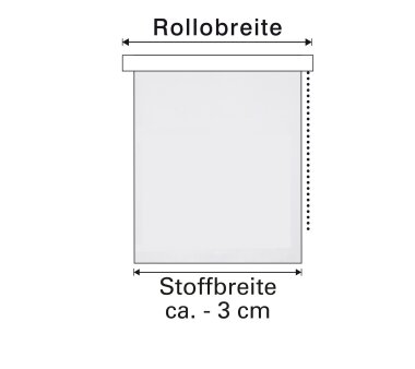 GARDINIA EASYFIX Rollo uni, lichtdurchlässig, Farbe steingrau