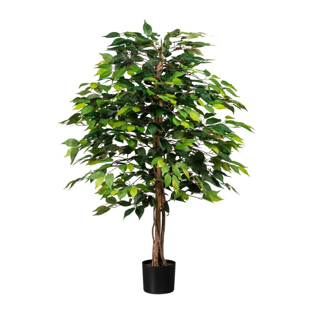 Kunstpflanze Ficus, 1260 Blätter, 120 cm | Wohnfuehlidee