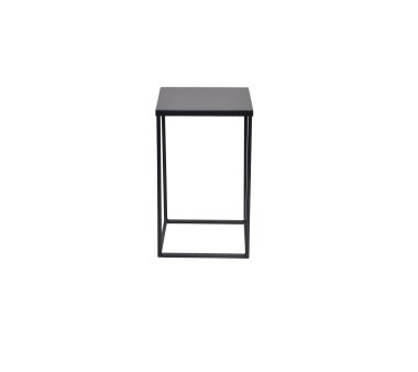 Beistelltisch 2900, mit Metall-Tischplatte, schwarz, 30x30x50 cm