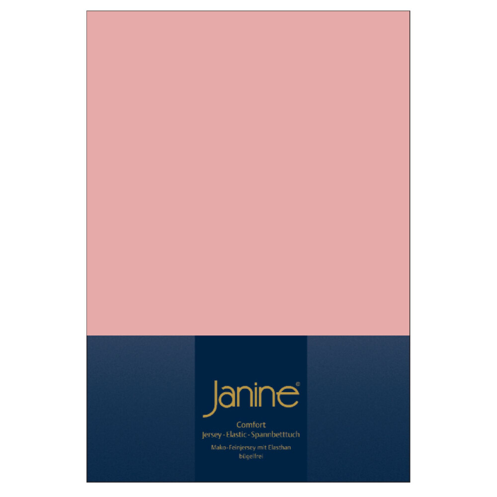 Janine Comfort-Jersey-Spannbettlaken zartmauve