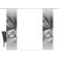 4er-Set Schiebevorhänge GOTAS blickdicht / transparent, Höhe 245 cm, grau
