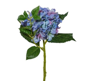 Kunstblume Hortensie, 3er Set, blau, Höhe ca. 46 cm