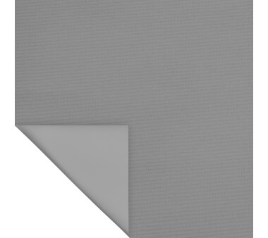 Lichtblick Rollo Klemmfix, ohne Bohren, verspannt, Verdunkelung, Grau 60 cm x 150 cm (B x L)