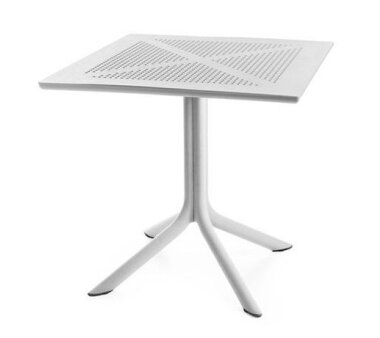 BEST Freizeitmöbel Tisch Ohio weiß, 80x80cm