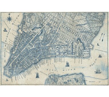AS Creation Vlies-Fototapete OLD VINTAGE CITY MAP NEW...