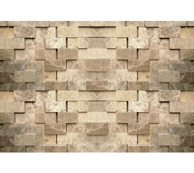 AS Creation Vlies-Fototapete 3D STONE WALL 118982, 8...