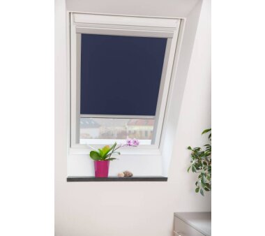 Dachfenster-Rollo Skylight blau S08 | Wohnfuehlidee