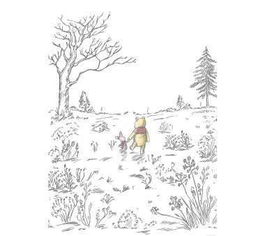 Vlies-Fototapete KOMAR ADVENTURE WINNIE THE POOH WALK, 4...