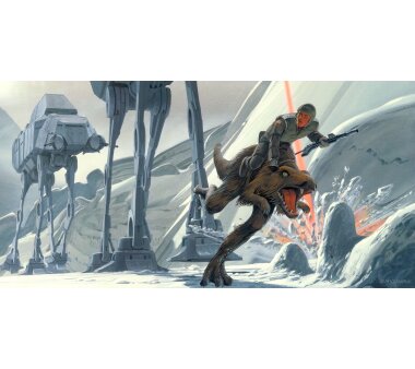 Vlies-Fototapete KOMAR STAR WARS CLASSIC RMQ HOTH BATTLE...