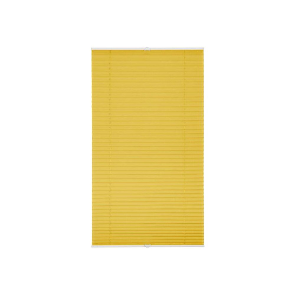 Klemmfix Plissee gelb 80x130 cm, Montage ohne Bohren