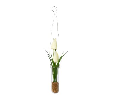 Kunstpflanze Tulpen, 2er Set, Farbe weiß, inkl....