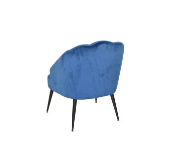 Polstersessel, Vierfußsessel, 8250, Farbe blau