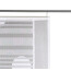 4er Set VHG Schiebegardinen GLORIA,  mit Kreis-Motiven und Abschlussbogen, transparent,  Farbe weiß