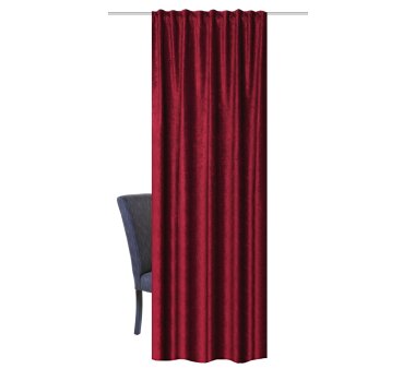 Thermo Chenille Einzelschal THERMO mit Funktionsband, Farbe bordeaux