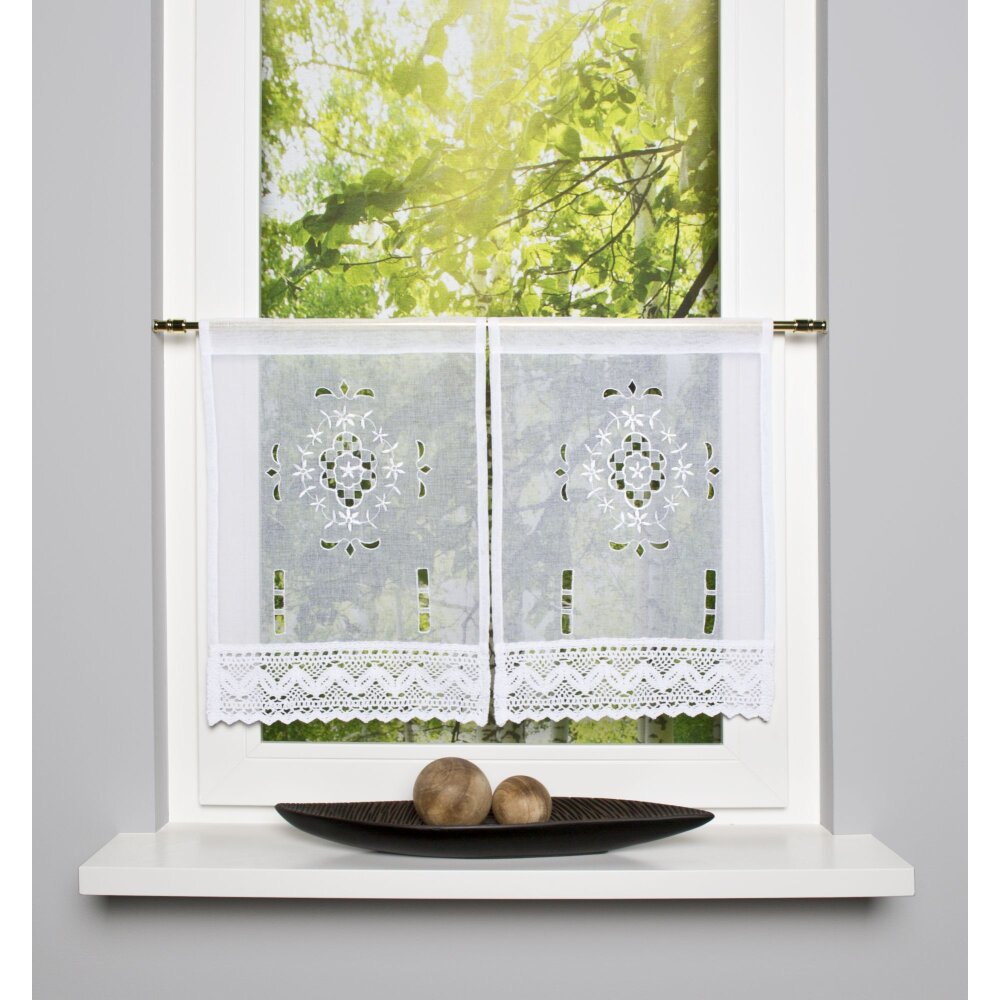 Fensterbild Annabell, 2er Set weiß | bei Wohnfuehlidee