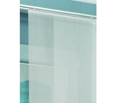Schiebevorhang Halborganza transparent ROM Fb. weiß 2er Set, Größe je BxH 60x245 cm