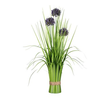 Kunstblume Allium-Grasbund, Farbe lila, Höhe ca. 48 cm