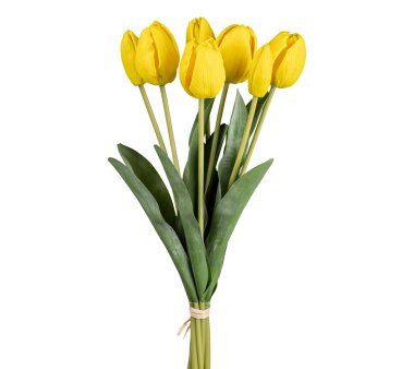 Kunstblume Tulpenbund, Farbe gelb, Höhe ca. 48 cm