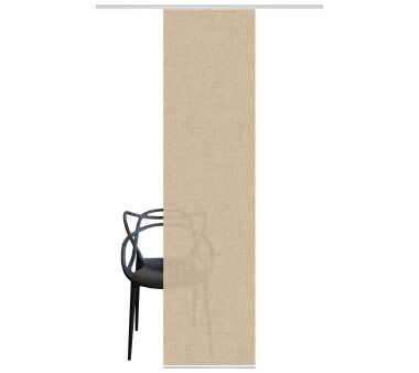 Schiebegardine Deko blickdicht MARLIES, Farbe sand, Größe BxH 60x245 cm