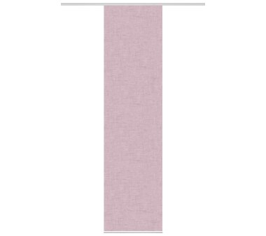 Flächenvorhang Deko blickdicht MARLIES, Farbe rose, Größe BxH 60x245 cm
