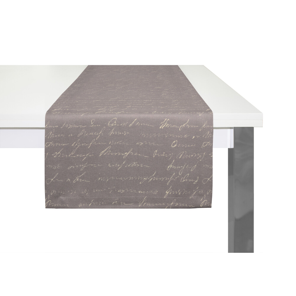 ADAM Tischläufer SCRIBBLE, Kuvertsaum, 150x50 cm, lila | bei Wohnfuehlidee
