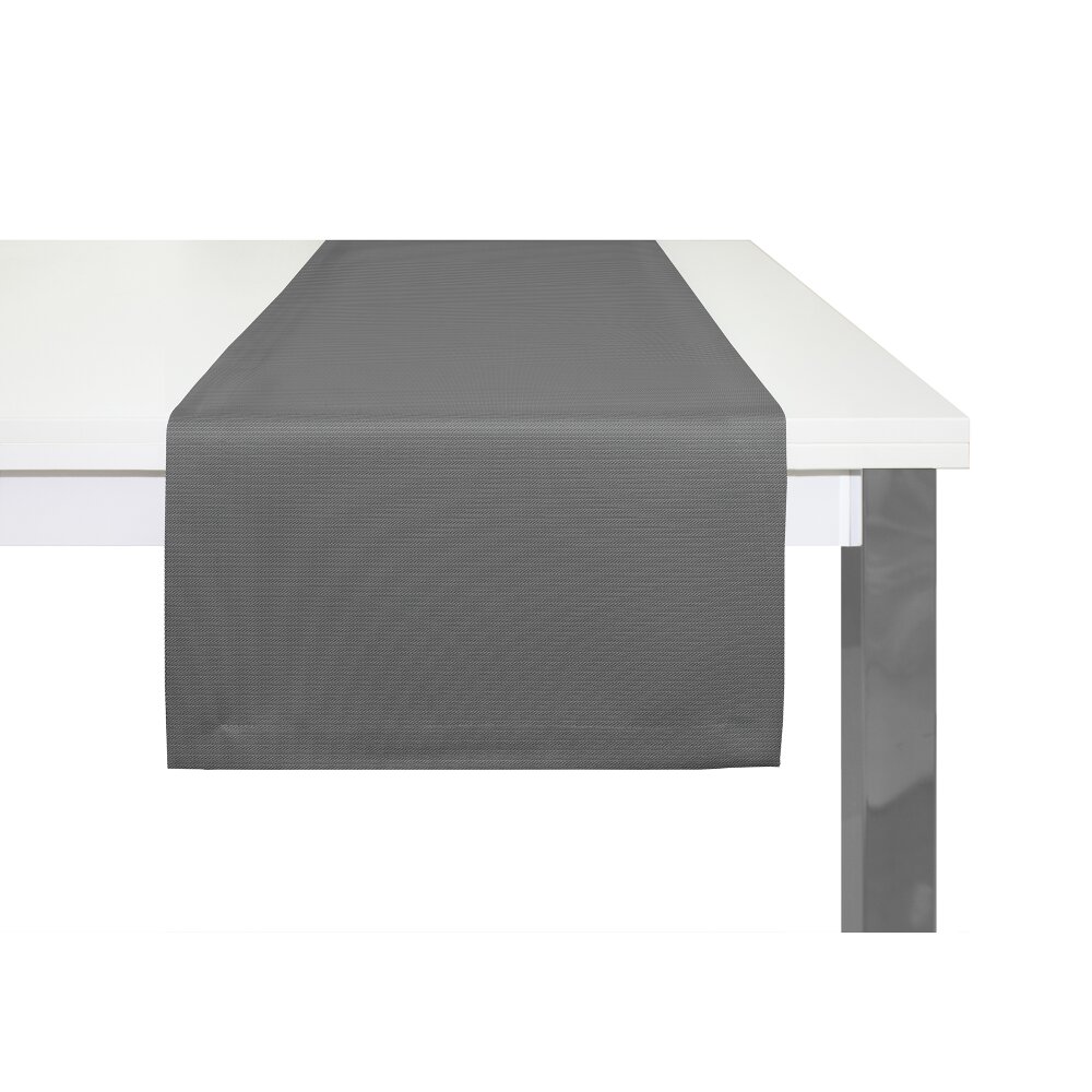 ADAM Tischläufer UNI COLLECTION LIGHT, Kuvertsaum, 150x50 cm, schwarz | bei  Wohnfuehlidee
