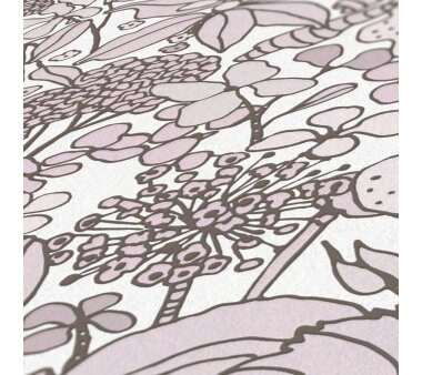 Architects Paper Floral Impression Vliestapete Dschungeltapete Creme matt 10,05 m x 0,53 m