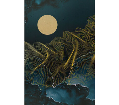 Keilrahmenbild KOMAR MOON WAVES, BxH 40x60 cm