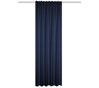 Thermo-Einzelschal ESKAMIO blickdicht, mit Multifunktionsband, Farbe blau
