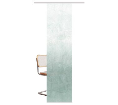 Schiebevorhang Deko blickdicht SIRALIA, Farbe salbei, Größe BxH 60x245 cm