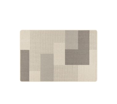 Flachgewebe-Teppich SMILLA, Karo-Dessin, Farbe beige