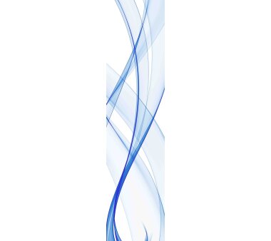 VISION S Schiebevorhänge Set 6er PACOLIA, halbtransparent, Höhe 260 cm, blau