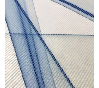 VISION S Flächenvorhänge Set 2er PACOLIA, halbtransparent, Höhe 260 cm, blau
