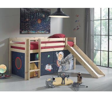 Vipack Spielbett Pino, 90 x 200 cm, mit Rutsche und...