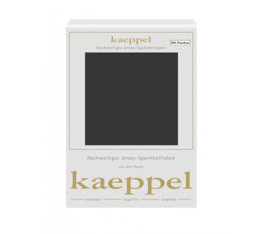 Kaeppel Single Jersey Spannbettlaken mit Elasthan, Fb....